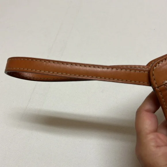 CELINE leather canvas clutch - Picture 8 of 17